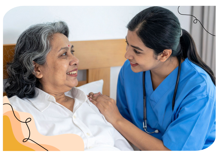 Compassionate companion care caregiver providing meaningful social support for a senior in Virginia, VA